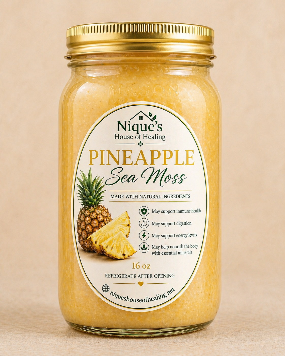 Pineapple infused sea moss