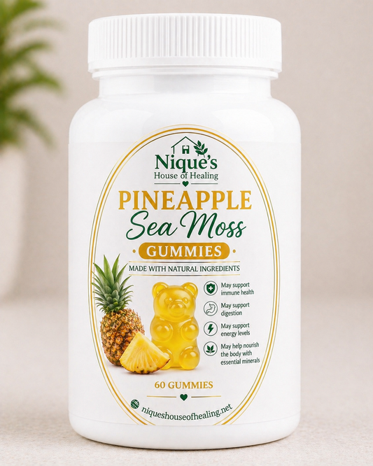 Pineapple sea moss gummies
