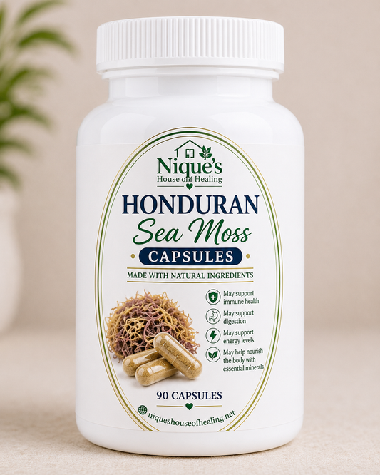 Sea moss vitamin capsules