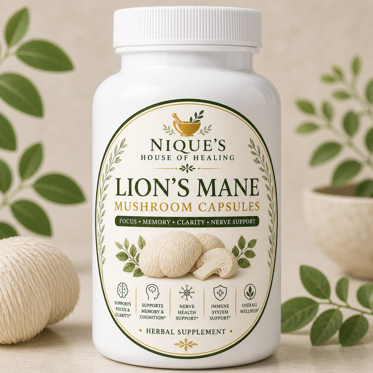 Lion’s Mane Mushroom Capsules