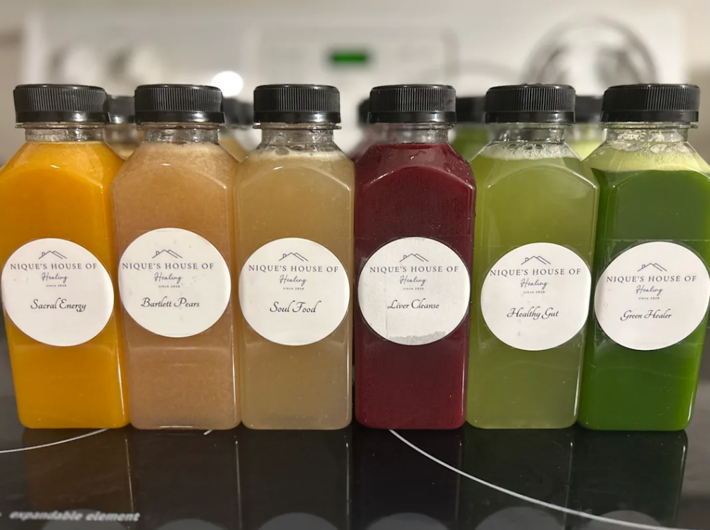 Nique’s House of Healing – Cold Press Juice Cleanse - Nique's House of Healing